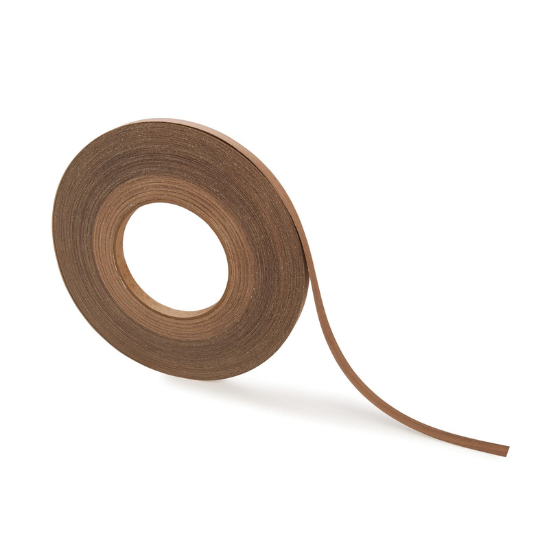 Pre-Glued Edge Banding Roll - Species:Walnut - Width:13/16" - Length:250&apos;